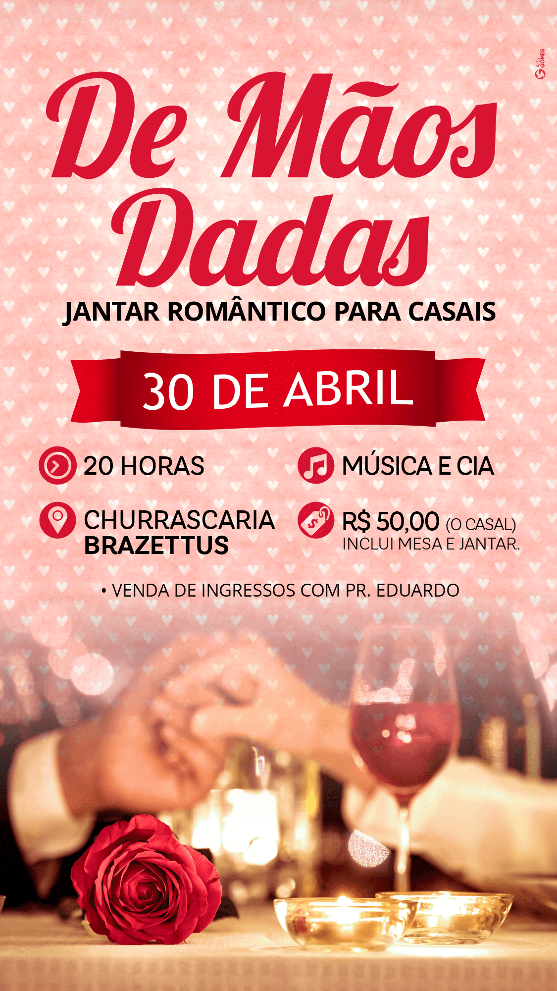 Cartaz — Jantar Romântico