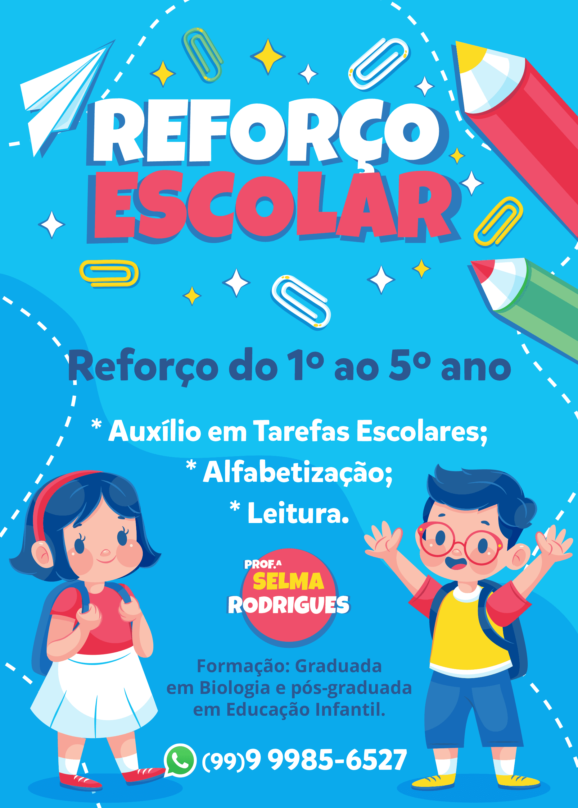 Flyer — Reforço Escolar